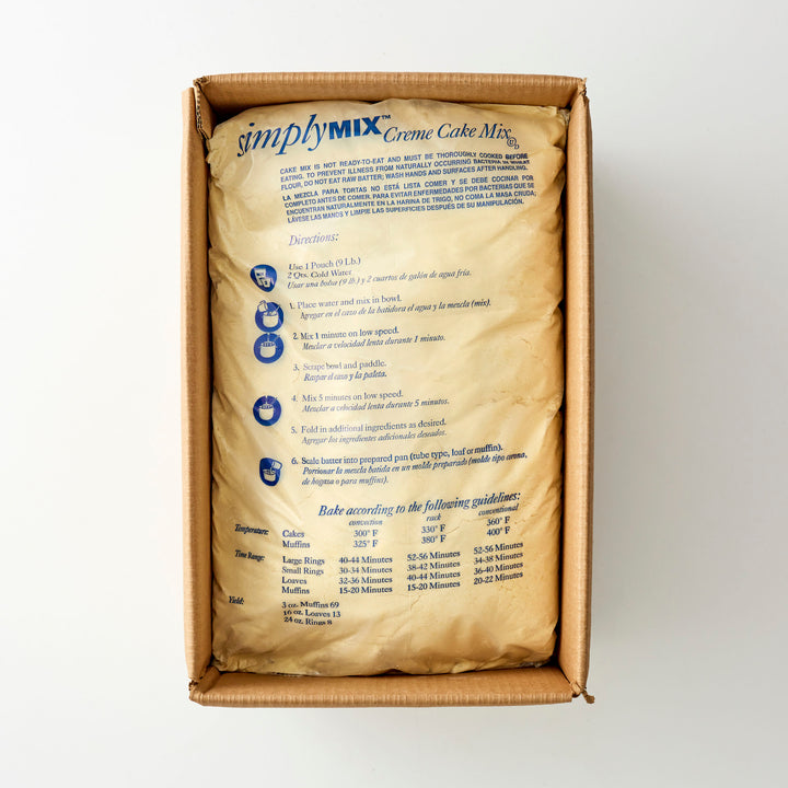 Pillsbury Creme Base Cake Mix-9 lb.-3/Case