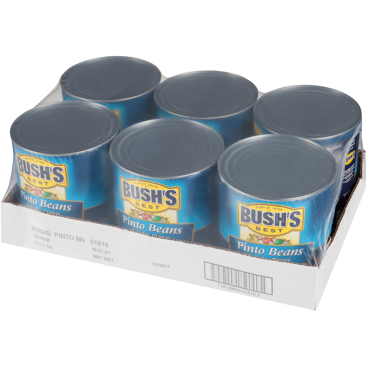 Bush's Best Fancy Pinto Beans-111 oz.-6/Case