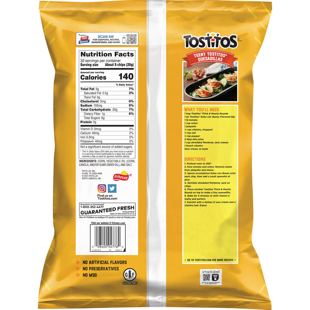 Tostitos Thick Cut Tortilla Chips-32 oz.-3/Case