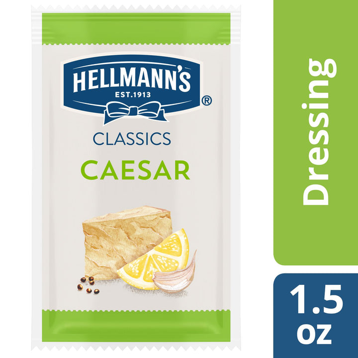Hellmann's Classics Caesar Salad Dressing Single Serve-1.5 fl oz.-102/Case