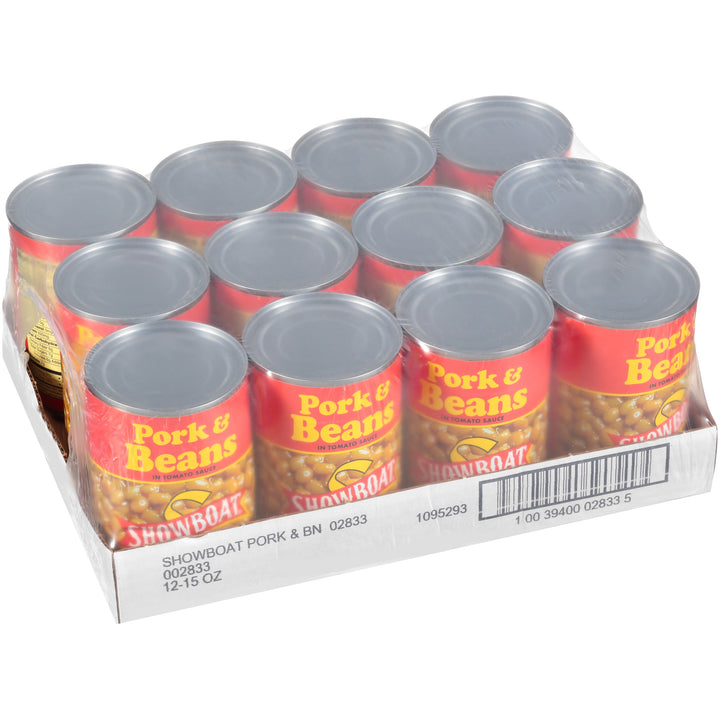 Showboat Bean Pork & Beans-15 oz.-12/Case
