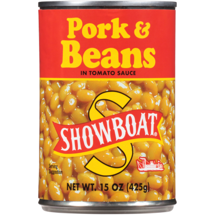 Showboat Bean Pork & Beans-15 oz.-12/Case