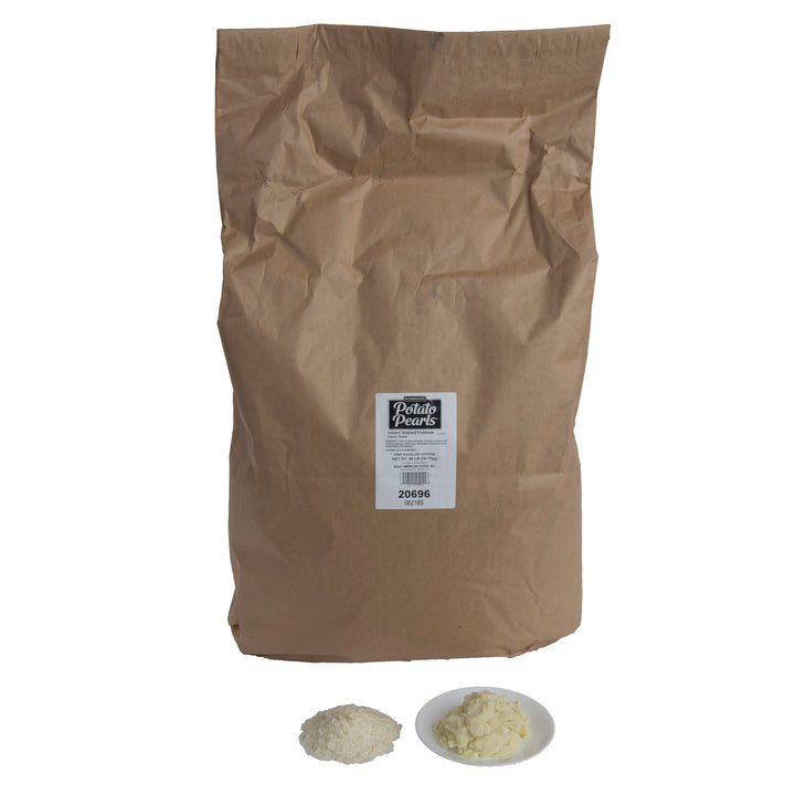 Baf Potato Pearls Instant Potato Flakes-40 lb.-1/Case