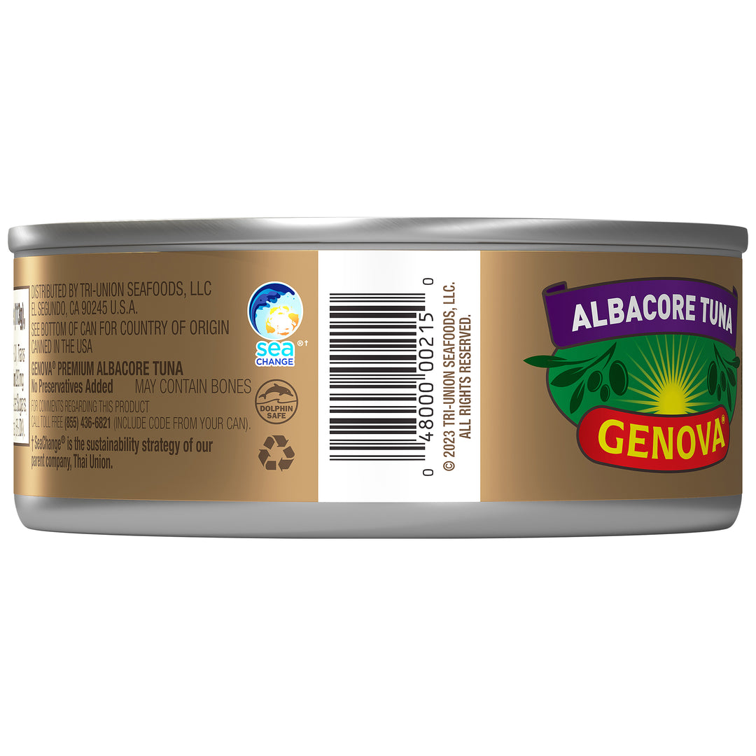 Genova Tuna Solid White Albacore In Olive Oil-5 oz.-12/Case