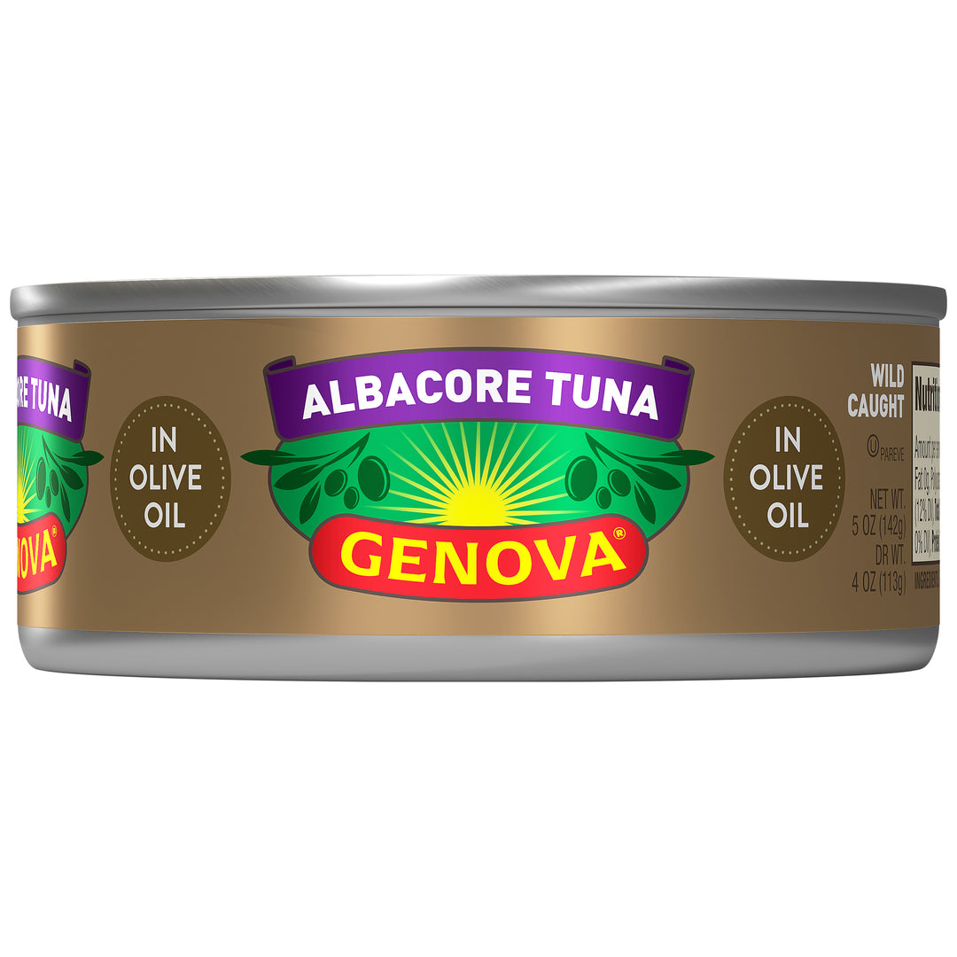 Genova Tuna Solid White Albacore In Olive Oil-5 oz.-12/Case