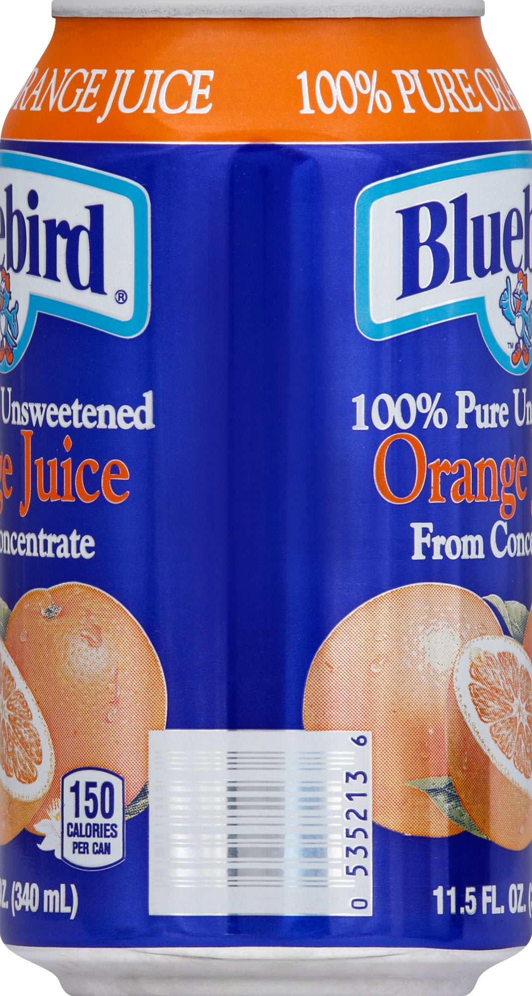 Bluebird Juice Orange-11.5 fl oz.s-24/Case