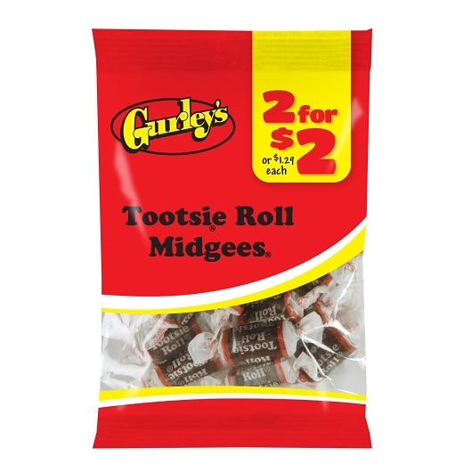 2 For $2 Tootsie Roll Midgees-1.75 oz. Each-12/Case