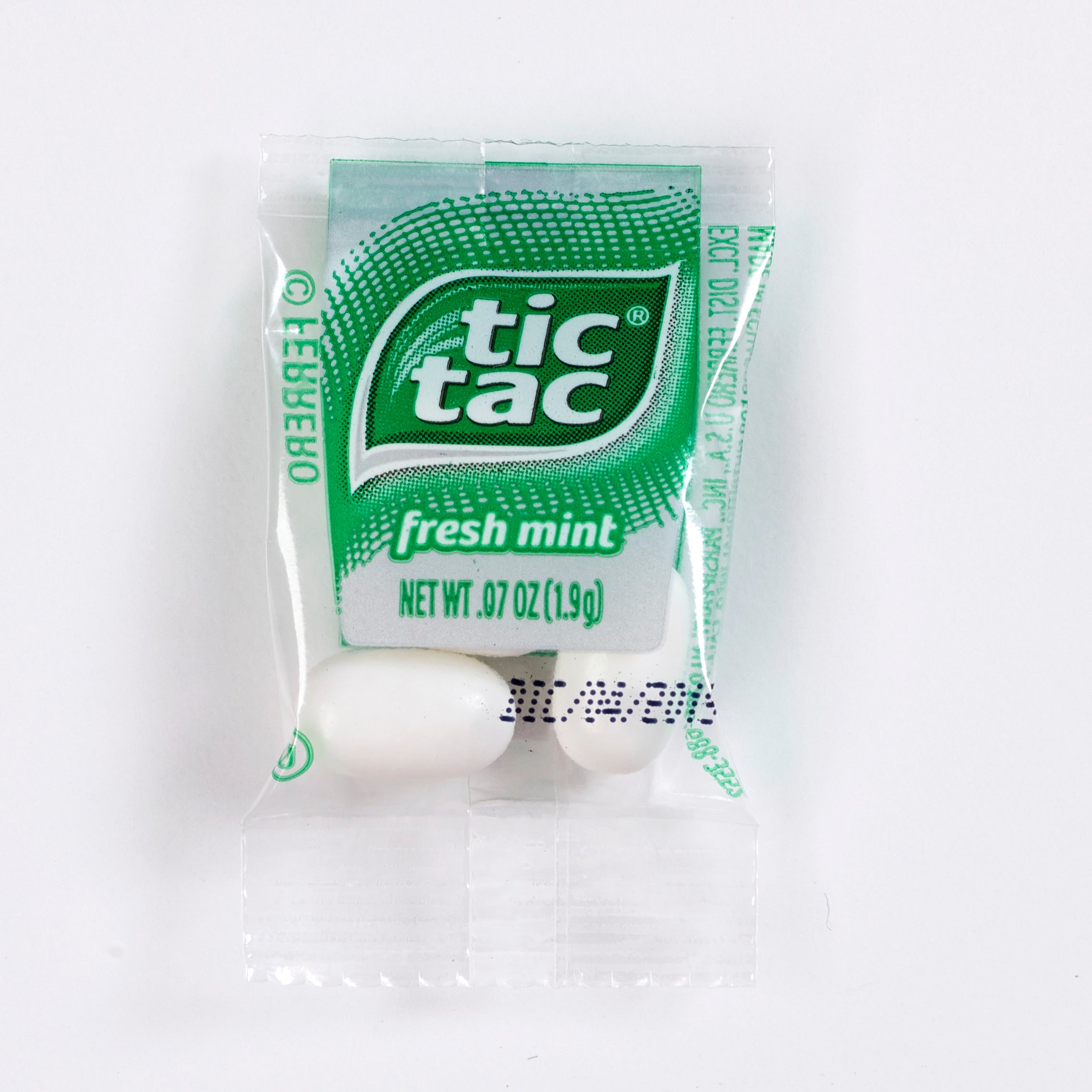 Tic Tac Freshmints Pillow Packs-6.7 oz. bag-100 Mini Packs per Bag