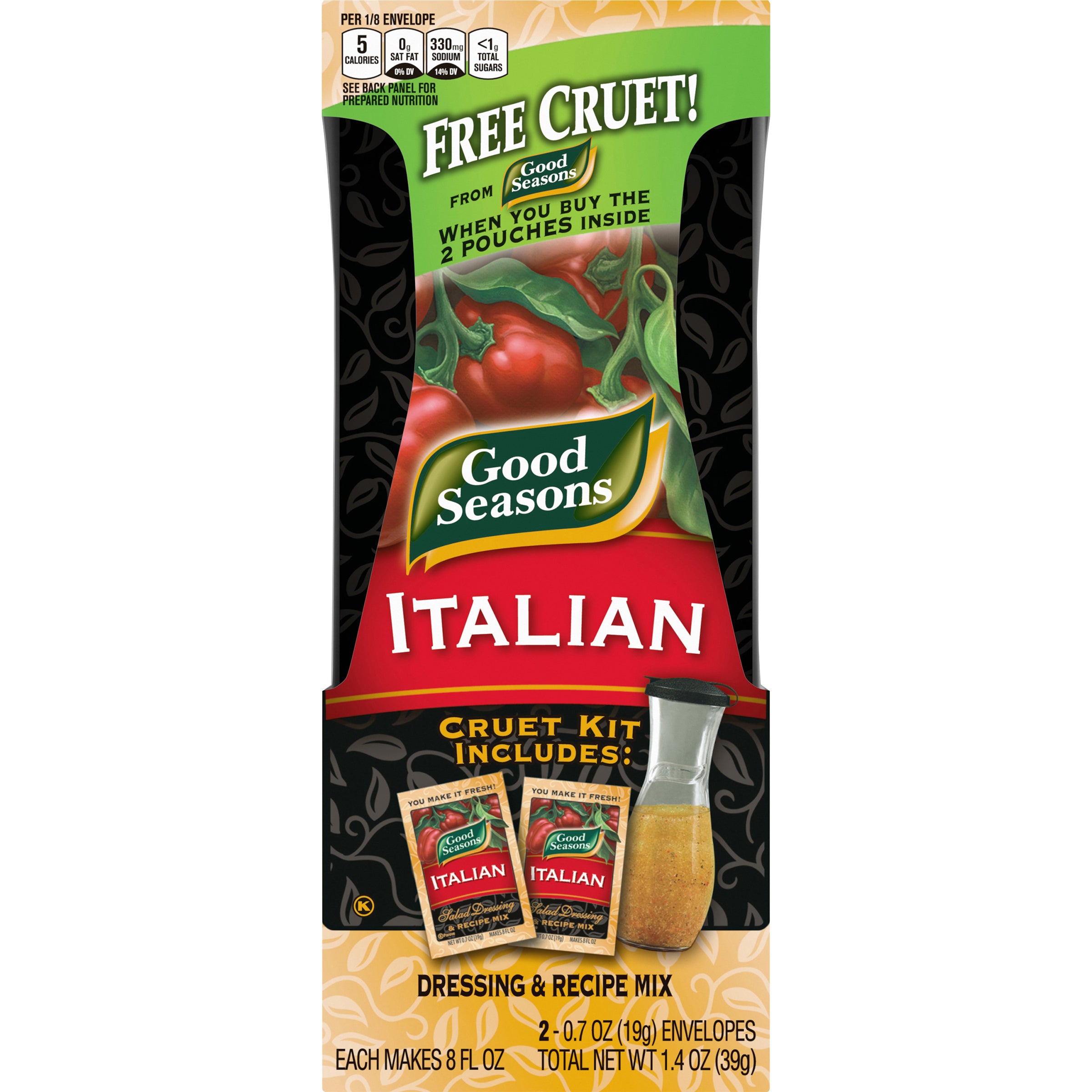 Good Seasons Mix Italian Dressing Single Serve-1.4 oz.-6/Case MPN