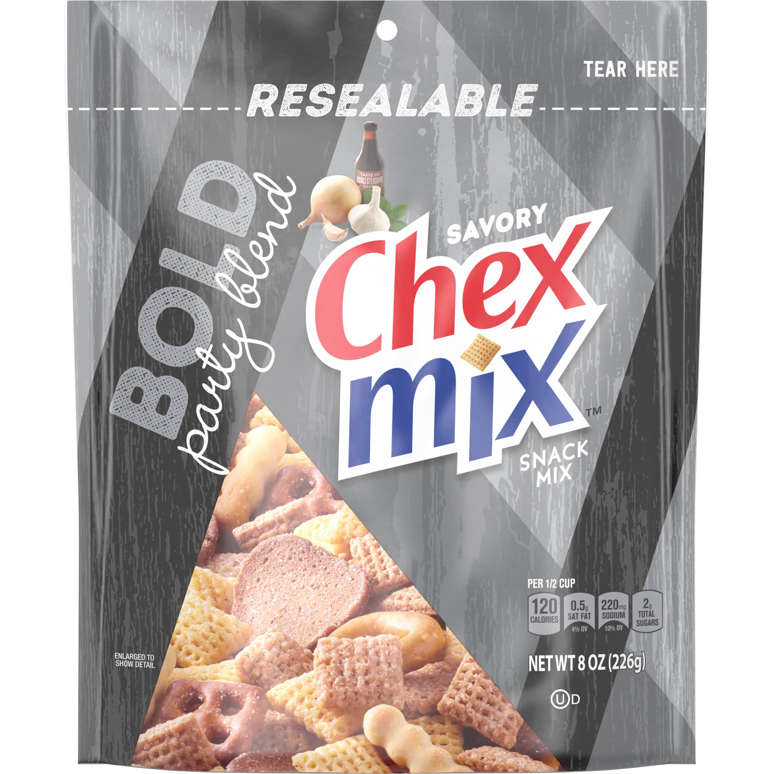 Chex Mix Bold Party Blend Snack Mix-8 oz.-4/Case MPN# 22073000
