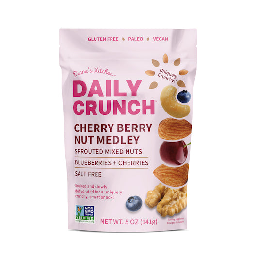 Daily Crunch Cherry Berry Sprouted Nut Medley-5 oz.-6/Case