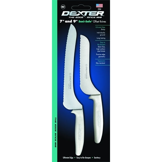 Dexter Sani-Safe 2 Piece Offset Bread Knife Set-1 Set