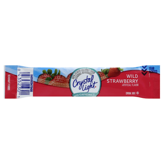 Crystal Light Crystal Light Powdered Beverage On The Go Wild Strawberry-0.11 oz.-10/Box-12/Case