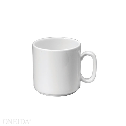 Oneida Buffalo Bright White Stacking Mug 9 oz.-1 Each-36/Case