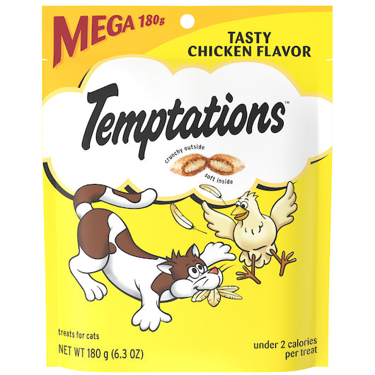 Whiskas Temptations Tasty Chicken Flavor Mega Bag 10/6.3 Oz.