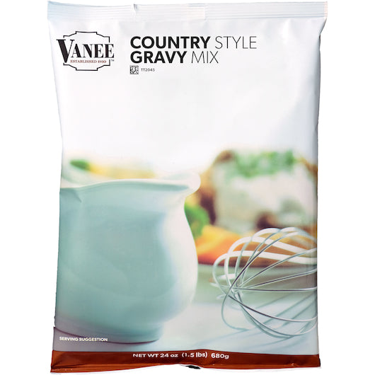 Vanee Country Style Gravy Mix-24 oz.-6/Case