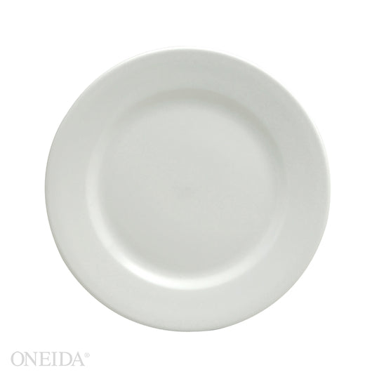 Buffalo Bright White Plate Rolled Edge 8 1/8"-1 Each-36/Case