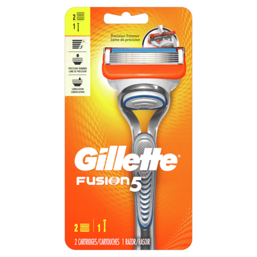 Gillette Razor Fusion Base-1 Count-6/Box-6/Case