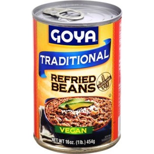 Goya Refried Beans Traditional 16Oz-16 oz.-12/Case
