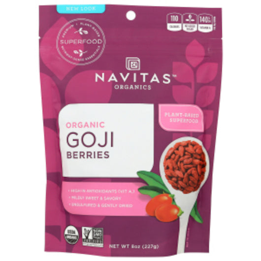 Navitas Organics Organic Goji Berries-8 oz.-12/Case