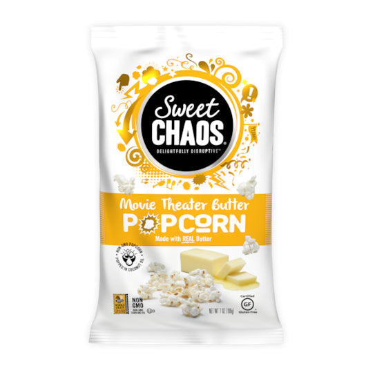 Sweet Chaos Movie Theater Butter Popcorn-7 oz.-8/Case