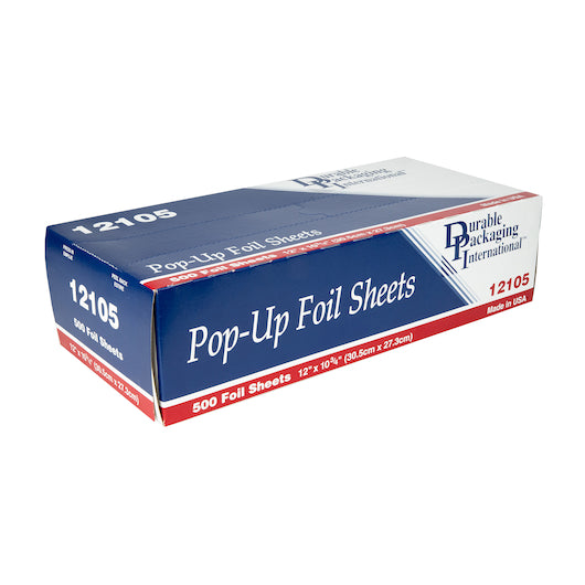 Durable Packaging 12"X 10 3/4" Foil Sheets-500 Each-6/Case