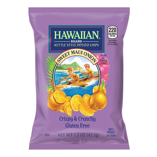 Utz Maui Onion Kettle Chips1.5 oz.48/Case MPN 27616 Round Eye Supply
