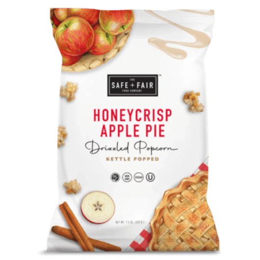 Safe + Fair Honey Crisp Apple Pie Popcorn-2.4 lb.-5/Case