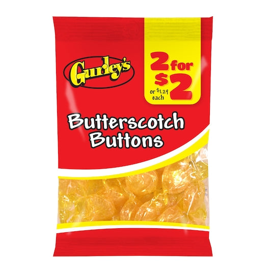 2 For $2 Butterscotch Buttons-3.5 oz.-12/Case