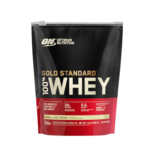 Optimum Nutrition Whey Vanilla Ice Cream-1 Each-1/Box-6/Case