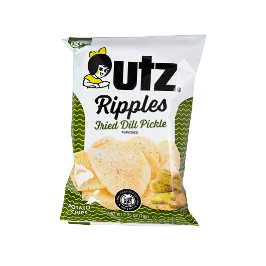 Utz Dill Pickle Chips2.75 oz.14/Case Utz Quality Foods Round Eye