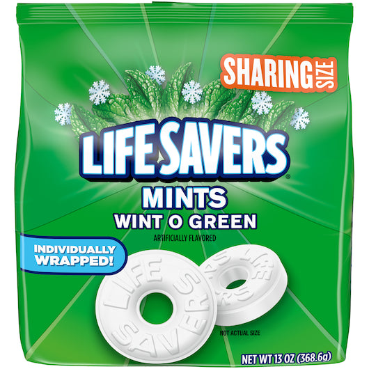 Lifesavers Wint-O-Green Stand Up Pouch-13 oz.-6/Case