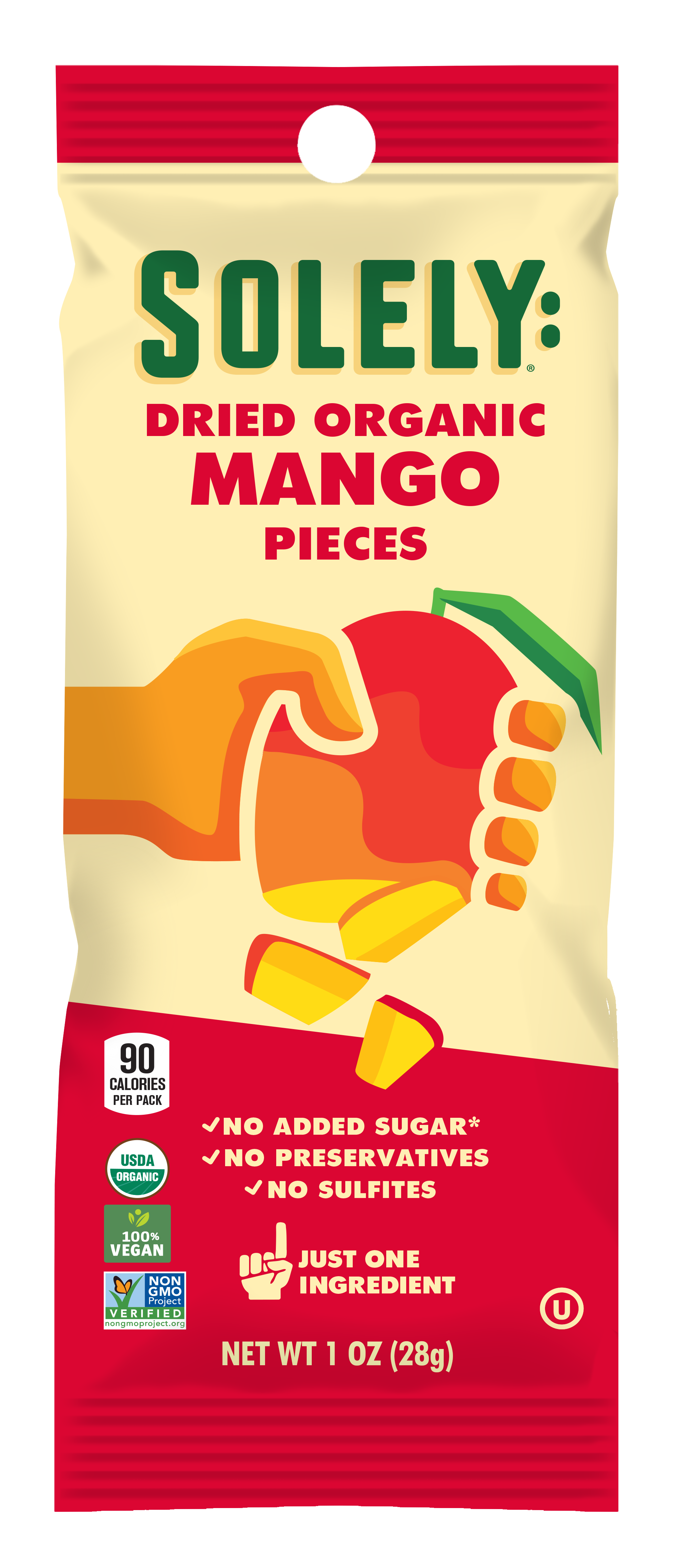 Organic Mangos - 72 x 1oz Snack Packs