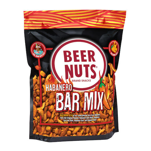 Beer Nuts Habanero Bar Mix-4 oz.-12/Case