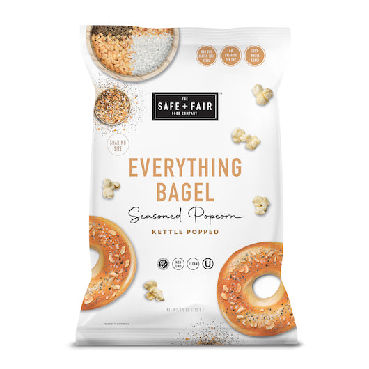 Safe + Fair Seasoned Popcorn Everything Bagel-3 oz.-5/Case
