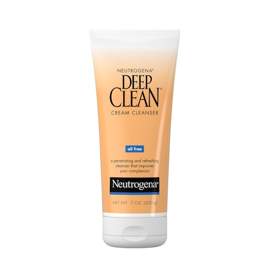 Neutrogena Deep Clean Cream Cleanser Oil Free-7 oz.-3/Box-4/Case
