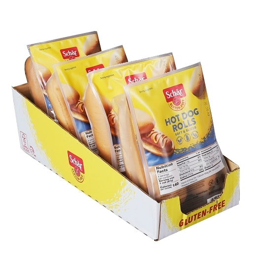 Schar Gluten Free Hot Dog Buns-8 oz.-4/Case