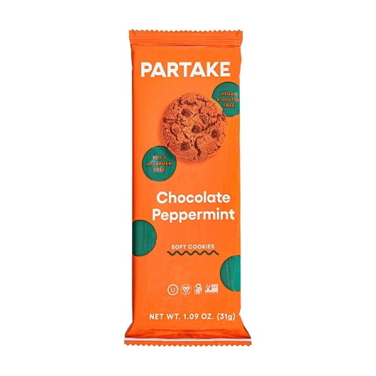 Partake Foods Soft Baked Chocolate Peppermint-1 oz.-24/Case