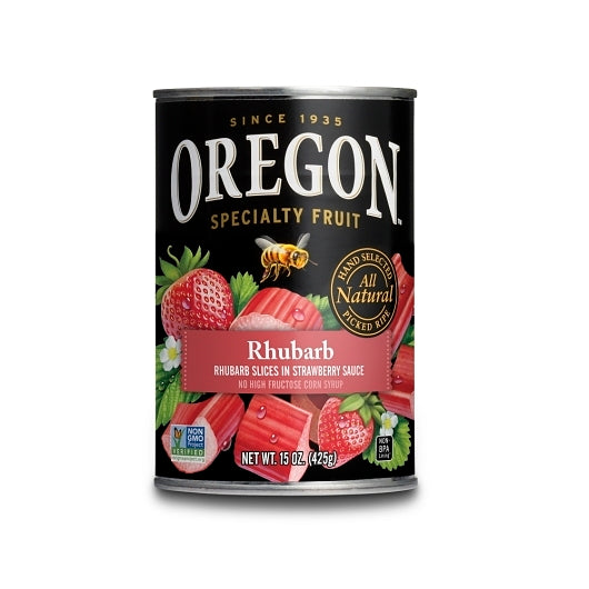 Oregon Specialty Fruit Rhubarb In Strawberry Sauce-8 Count-1/Case