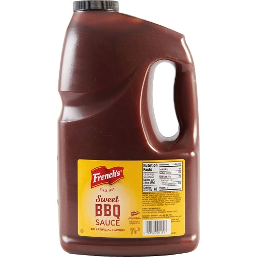 French's Sweet Bbq Sauce Bulk-1 Gallon-4/Case