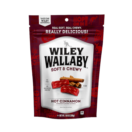 Wiley Wallaby Hot Cinnamon Licorice-7.05 oz.-12/Case