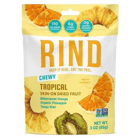 Rind Snacks Tropical Dried Fruit Blend-3 oz.-6/Case