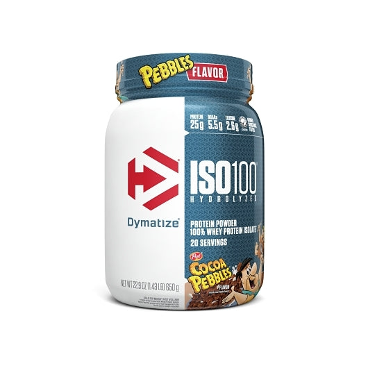 Dymatize Iso 100 Twenty Server Cocoa Pebbles-1.4 lb.-3/Case