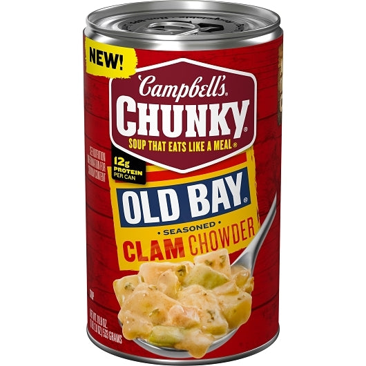 Campbell's Chunky Old Bay Seasoned Clam Chowder Can-18.8 oz.-12/Case