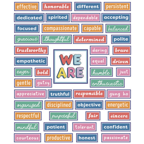 Carson-Dellosa Education Motivational Bulletin Board Sets We Stick Together Motivational 52 Pieces