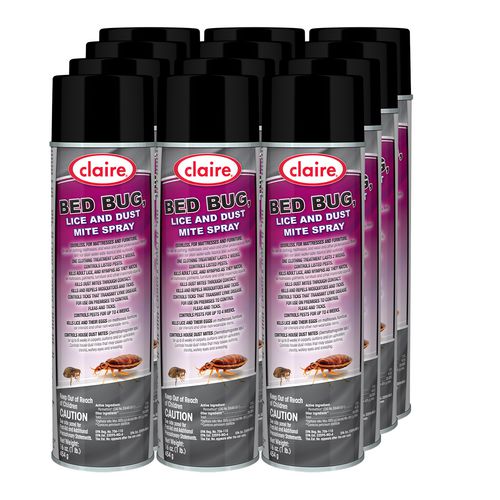Claire Bed Bug Killer 16 Oz Aerosol Spray 12/Case