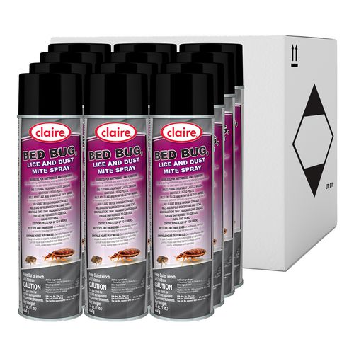 Claire Bed Bug Killer 16 Oz Aerosol Spray 12/Case