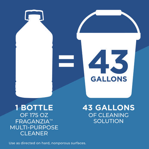 Clorox Cloroxpro Fraganzia Multi-purpose Cleaner Concentrate Lavender Meadows Scent 175 Oz Bottle 3/Case