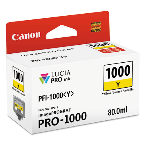 Canon 0549c002 (pfi-1000) Lucia Pro Ink Yellow