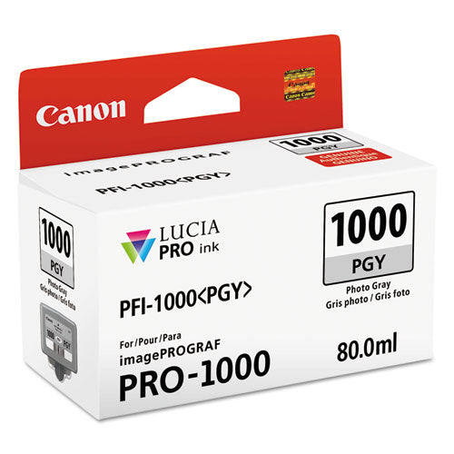 Canon 0553c002 (pfi-1000) Lucia Pro Ink Photo Gray